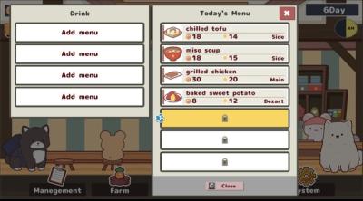 Screenshot of -Ham Cafe- Ohamu Shokudo Ki