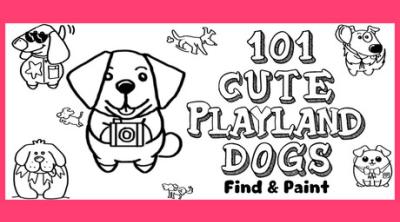 Logo von 101 Cute Playland Dogs: Find & Paint