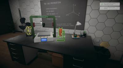 Screenshot of 3D PrintMaster Simulator Printer