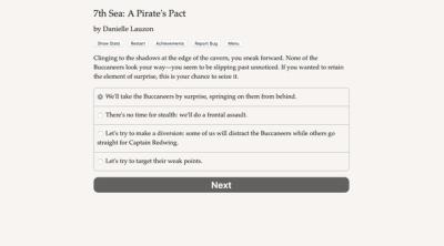 Screenshot of 7th Sea: A Pirate's Pact
