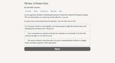 Screenshot of 7th Sea: A Pirate's Pact