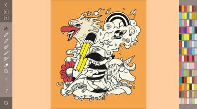 Screenshot of A Coloring Break