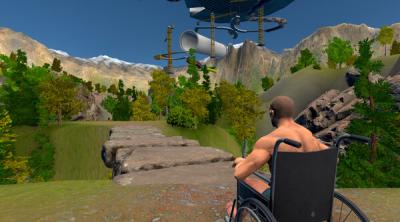 Screenshot of a Difficult game about Wheelchair