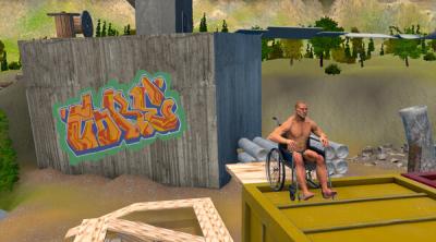 Screenshot of a Difficult game about Wheelchair