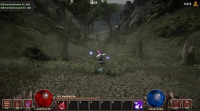 Screenshot of a survivor girl