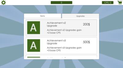 Screenshot of Achievement Clicker