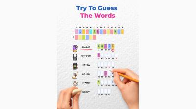 Screenshot of Acrostics Crossword Puzzle
