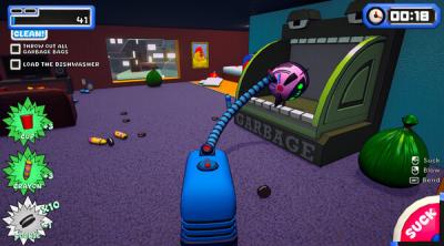 Screenshot of ACUVAC: A Suck and Blow Adventure