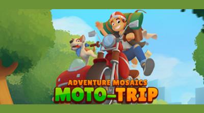 Logo de Adventure Mosaics. Moto-Trip