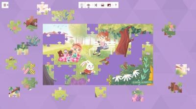 Screenshot of Alice in Wonderland - a jigsaw puzzle tale