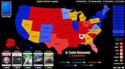 Screenshot of American Election Simulator