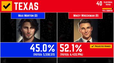 Screenshot of American Election Simulator