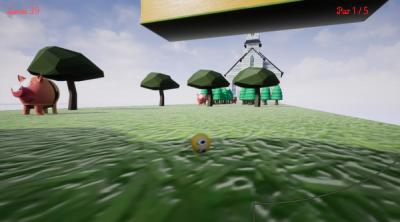 Screenshot of Angry Golf