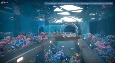 Screenshot of Aquarist - build aquariums, grow fish, develop your business!