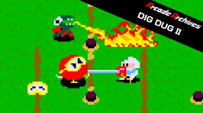 Logo of Arcade Archives: Dig Dug II