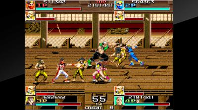 Screenshot of Arcade Archives ZERO TEAM