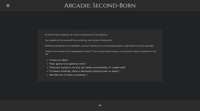 Screenshot of Arcadie: Second-Born