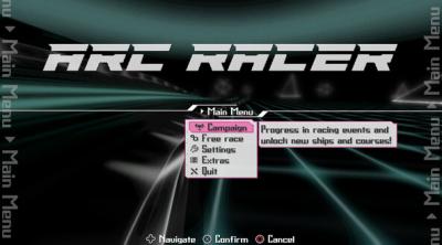 Screenshot of ArcRacer