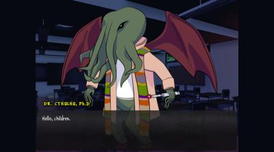 Screenshot of Army of Tentacles: Not A Cthulhu Dating Sim: Black GOAT of the Woods Edition