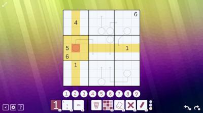 Screenshot of Arrow Sudoku