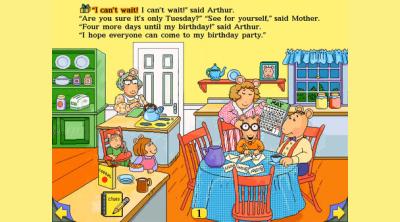 Screenshot of Arthur's Birthday