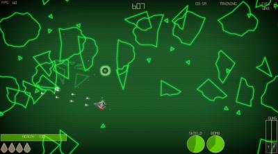 Screenshot of Asteroids
