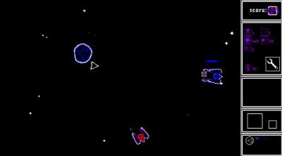 Screenshot of Asteroids and more asteroids