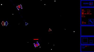 Screenshot of Asteroids and more asteroids