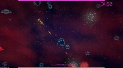 Screenshot of Asteroids: Recharged