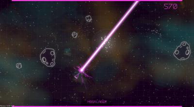 Screenshot of Asteroids: Recharged