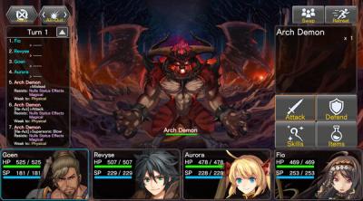Screenshot of Astral Takers
