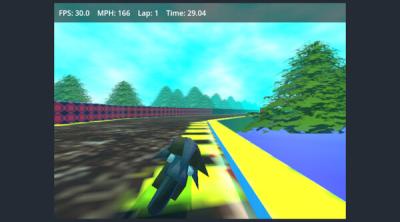 Screenshot of Atomic Cyclecar Racing 2