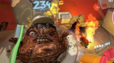 Capture d'écran de ATTACK OF THE EVIL POOP VR