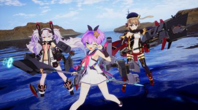 Screenshot of Azur Lane Crosswave