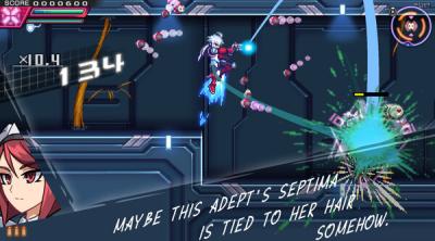 Capture d'écran de Azure Striker Gunvolt Trilogy Enhanced