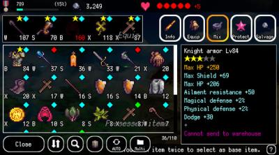 Screenshot of B100X - Auto Dungeon RPG