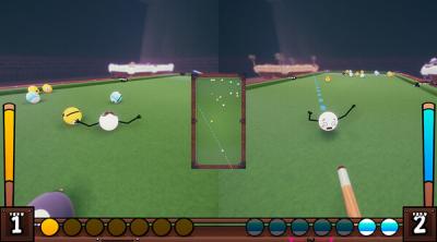 Screenshot of Battle Billiards