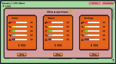 Capture d'écran de Battle Royale Manager