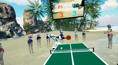 Screenshot of Beach Ping Pong Babes VR