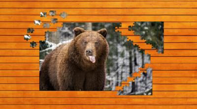 Screenshot of Bear vs. Wolf Jigsaw Puzzle