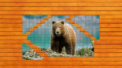 Screenshot of Bear vs. Wolf Jigsaw Puzzle