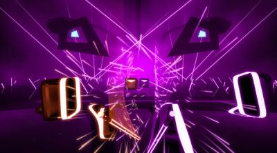 Screenshot of Beat Saber