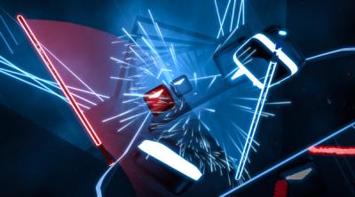 Screenshot of Beat Saber