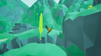 Screenshot of Bird Feather: Aquamarine World