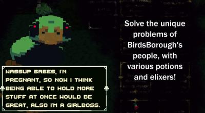 Screenshot of BirdsBorough: Town of Alchemy