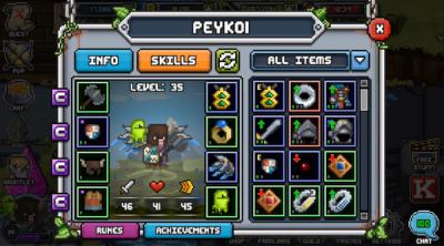 Screenshot of Bit Heroes