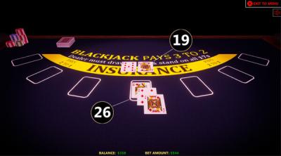 Screenshot of Blackjack Simulator 2024