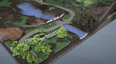 Screenshot of Blocks Tracks Trains