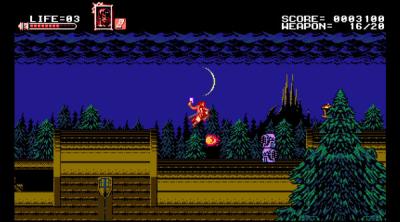 Screenshot of Bloodstained: Curse of the Moon