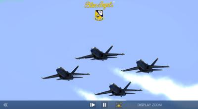 Screenshot of Blue Angels Aerobatic Flight Simulator